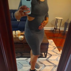 ♥️2/$30♥️Women's gray fitted dress